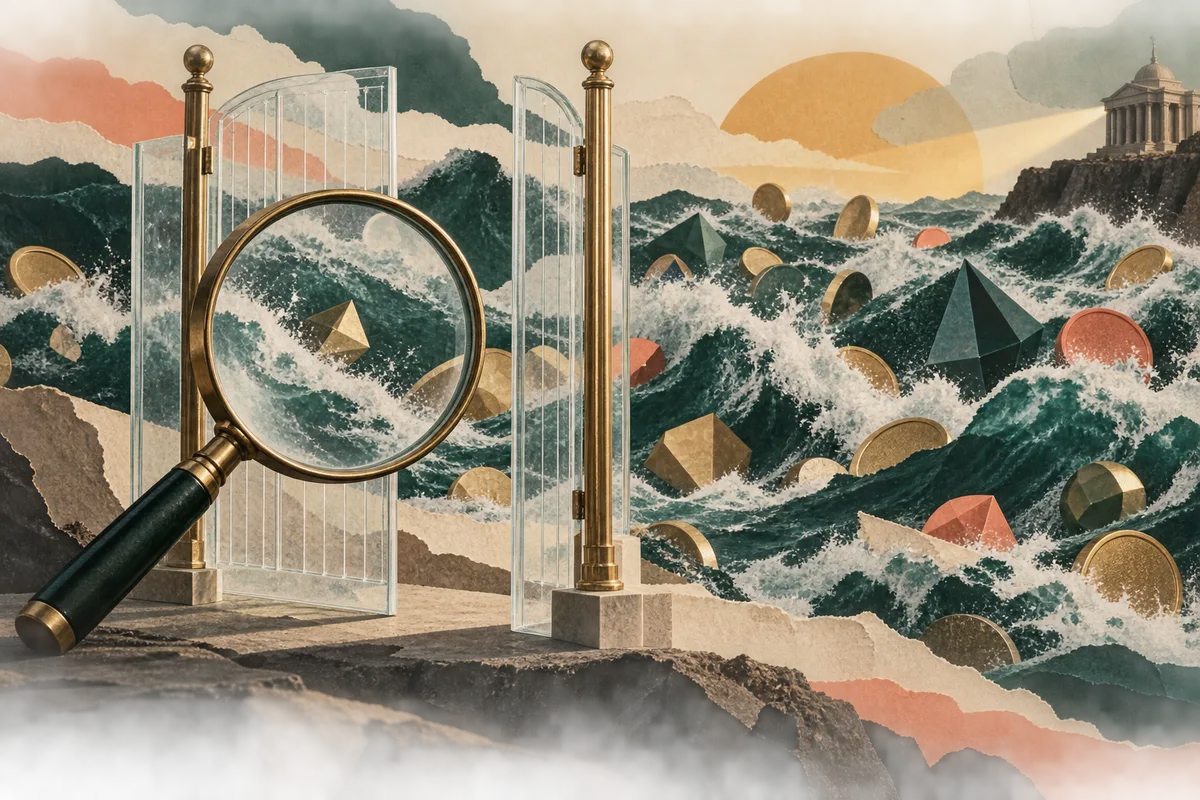 Conceptuele illustratie: Toezicht is geen rendementsbelofte